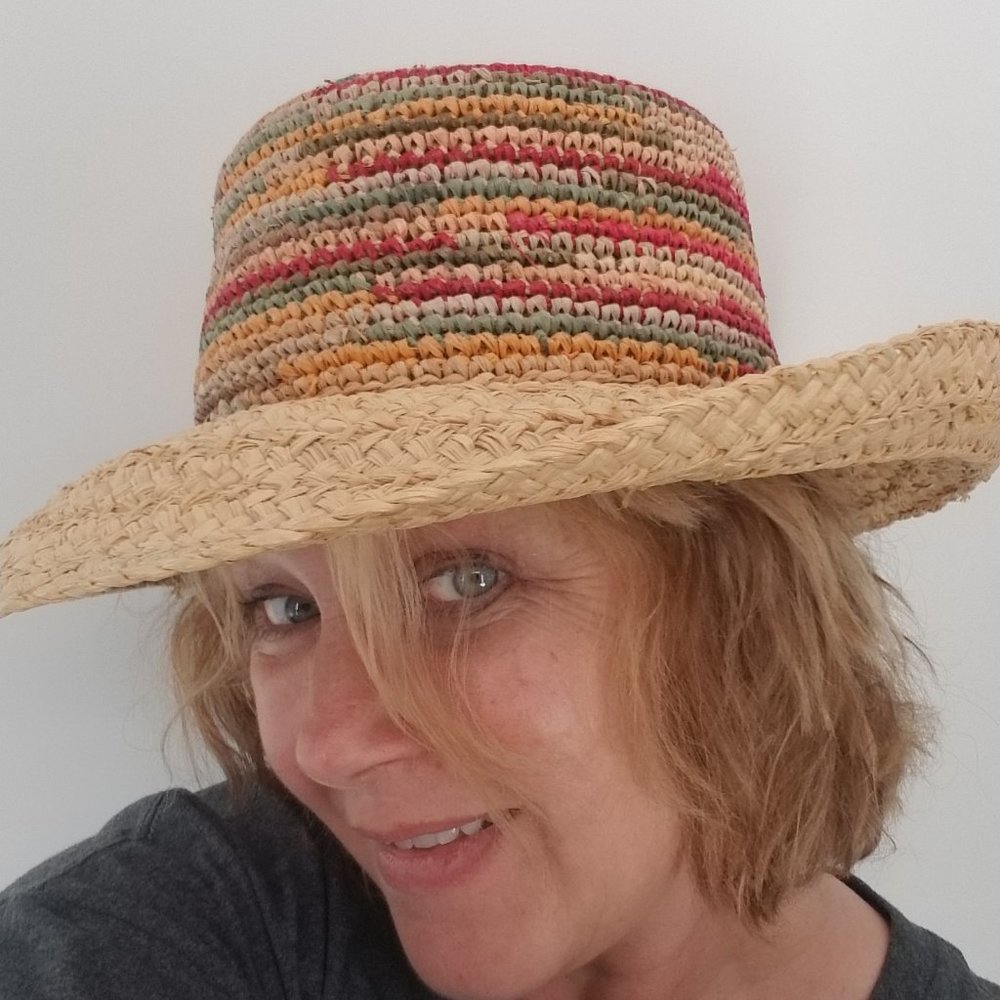 Tribal Southwestern Neutral Color Combo Straw Hat